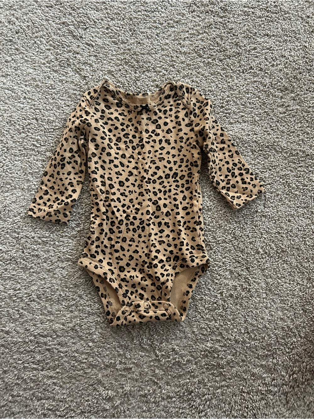 Carters 6 Month Leopard Print Onesie